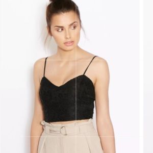 🌼FOR BUNDLE ONLY🌼Topshop Black Lace Croptop